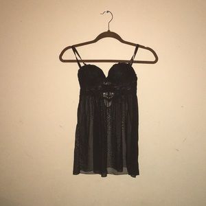 black lace  lingerie